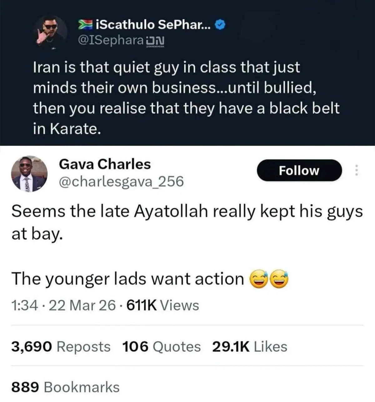 واکنش دو فعال رسانه ای به جنگ آمریکا و اسرائیل علیه ایران