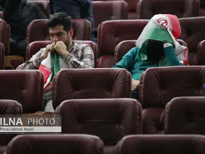 در حاشیه بازی فوتبال ایران و قطر 