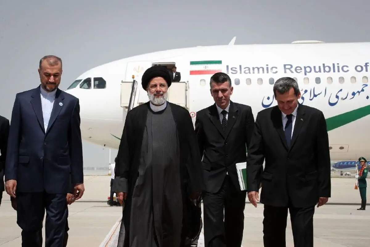 President Raisi in Ashgabat to attend 6th Caspian Sea Summit