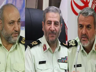 فرماند هان انتظامی سه استان کشور منصوب شدند 