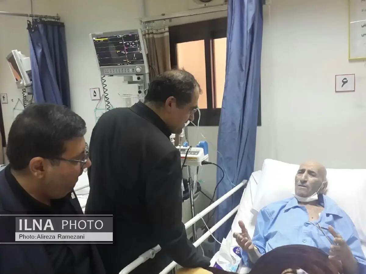 عیادت وزیر بهداشت از مصدومان حادثه منا در مکه