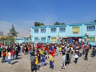 برگزاری جشنواره دانش آموزی گلف در دبستان پسرانه شهدای بازی دراز کرمانشاه