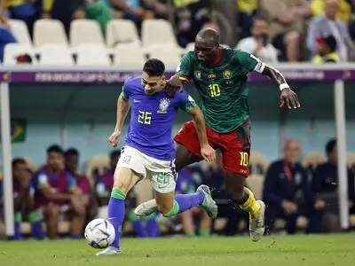 گزارش تصویری بازی برزیل و کامرون