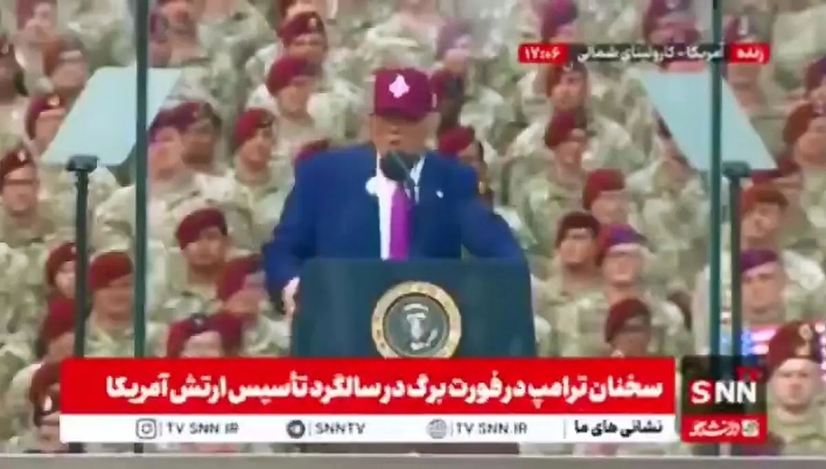 ترامپ: کسانی که پرچم آمریکا را آتش می‌زنند باید یک سال زندانی شوند + فیلم