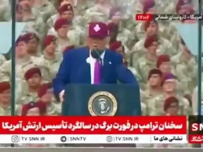 ترامپ: کسانی که پرچم آمریکا را آتش می‌زنند باید یک سال زندانی شوند + فیلم