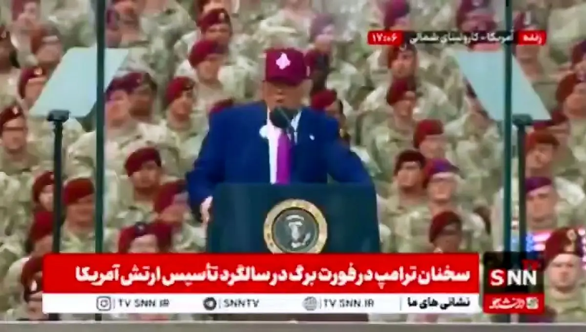 ترامپ: کسانی که پرچم آمریکا را آتش میزنند باید یک سال زندانی شوند + فیلم