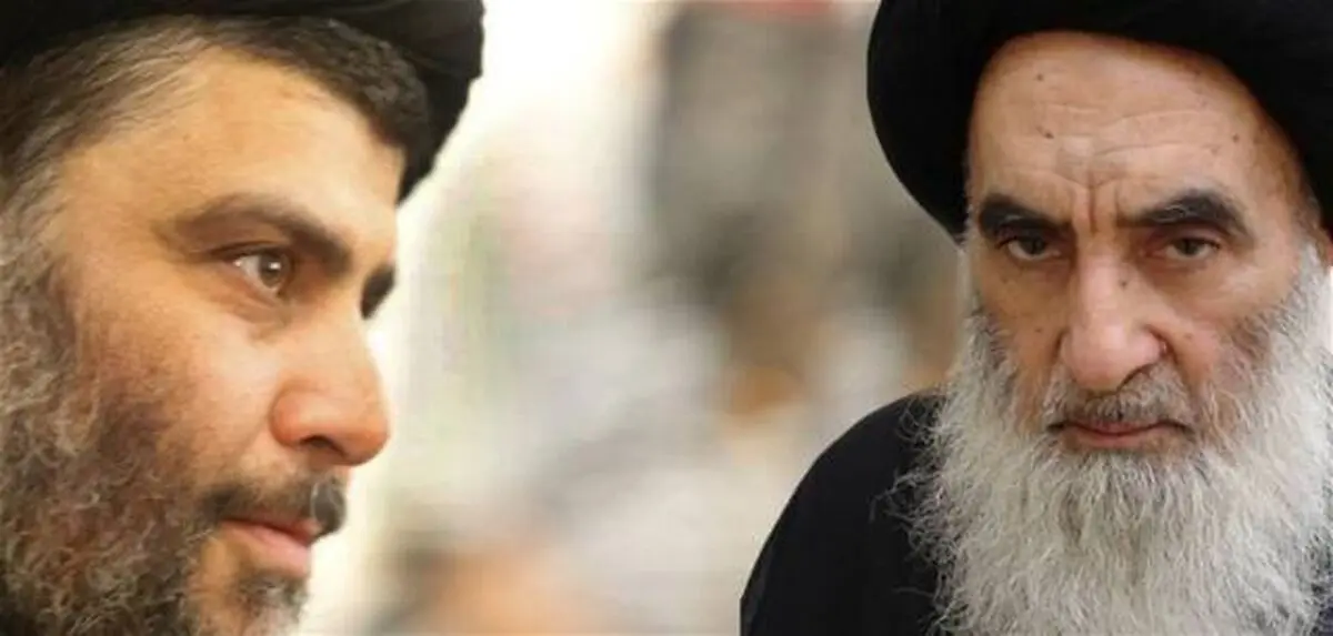 صدر با آیت‌الله سیستانی دیدار کرد