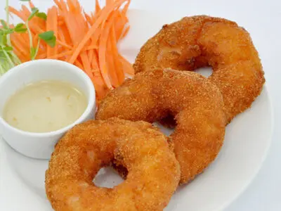 طرز تهیه دونات مرغ، یک پیش غذای خوشمزه و زیبا