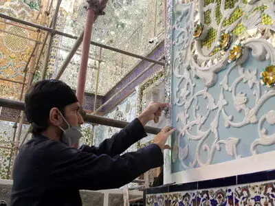 مرحله سوم مرمت امامزاده حسین قزوین آغاز شد
