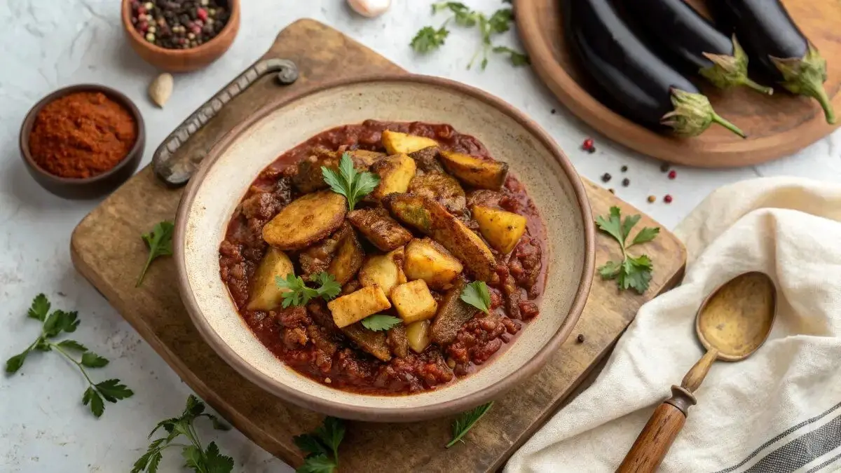 واویشکا بادمجان با گوشت چرخ‌کرده + روش تهیه