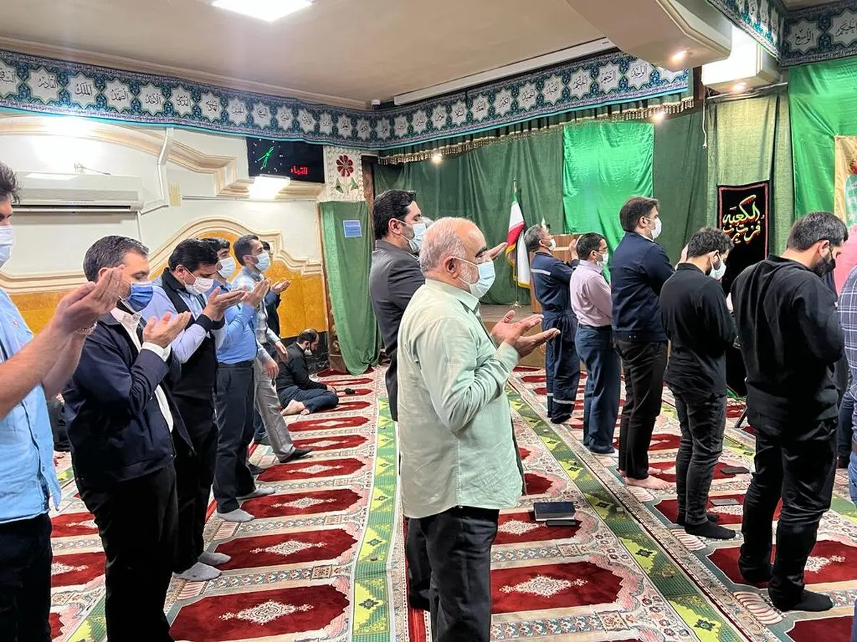 گزارش تصویری برگزاری مراسم عزاداری ایام شهادت مولی الموحدین امام علی(ع) با حضور مدیران و پرسنل شرکت نفت ایرانول