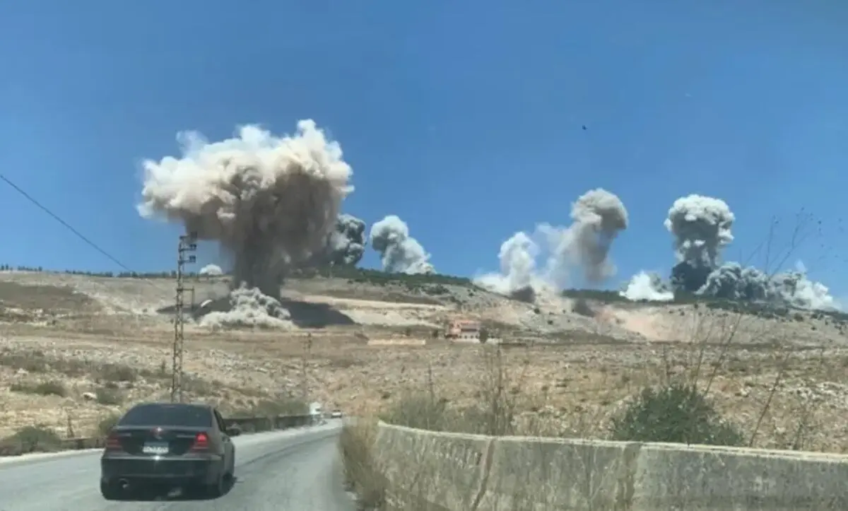 مجروح شدن ۶ نفر در پی حمله رژیم صهیونیستی به بقاع در لبنان
