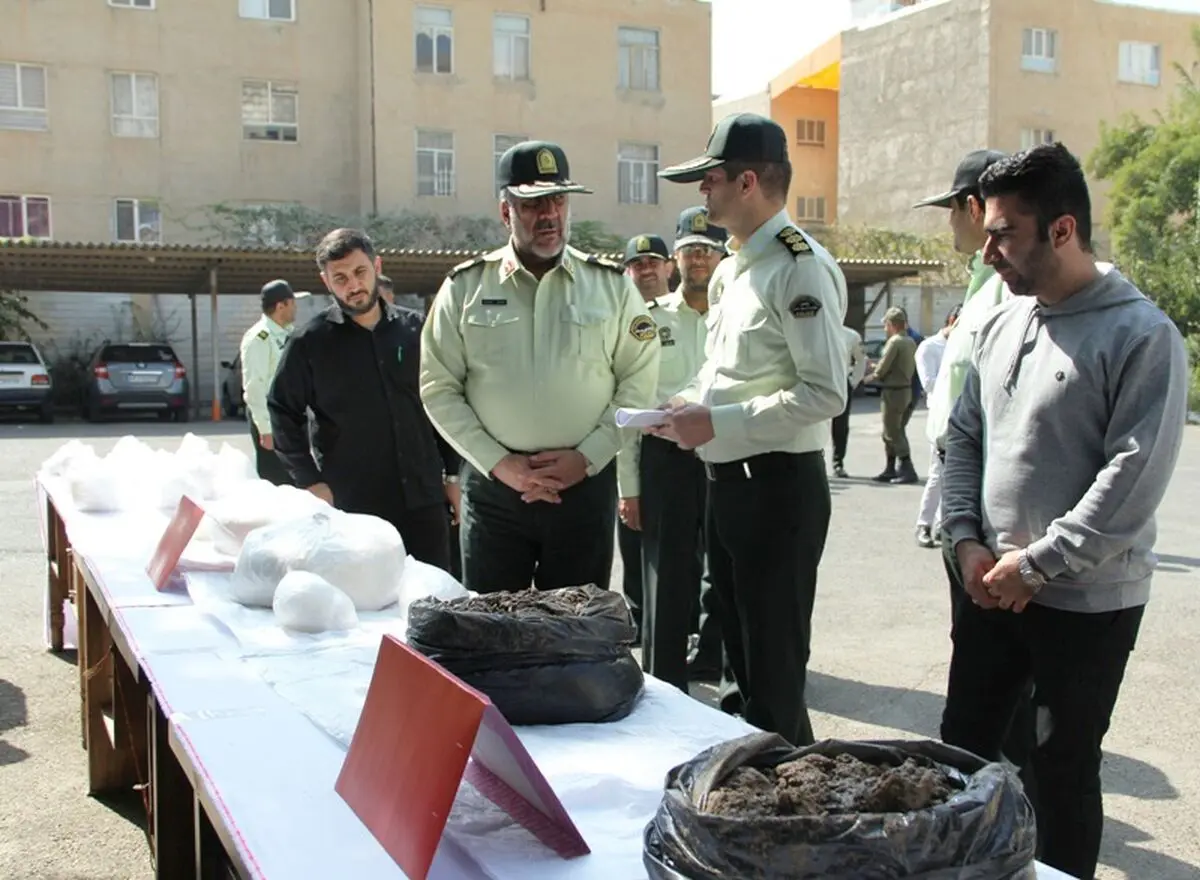 کشف یک تن انواع مواد مخدر در استان البرز 