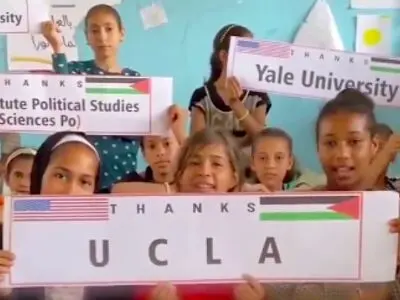 پیام کودکان غزه به دانشجویان آمریکایی حامی فلسطین


