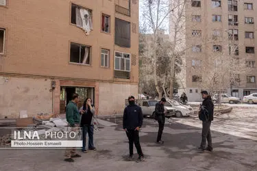 آثار حملات روز گذشته به تهران