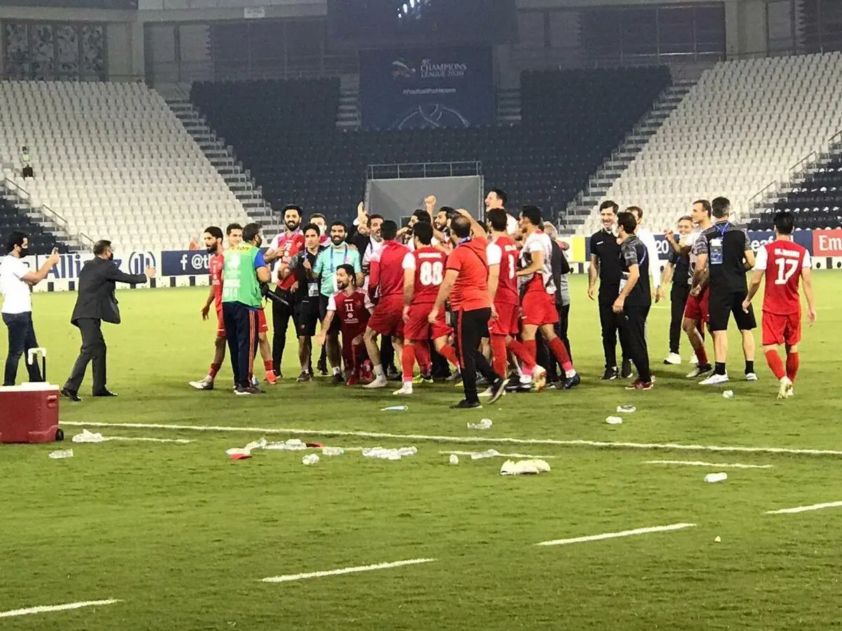 ویدئو: جشن و پایکوبی پرسپولیس ها بعد از صعو به فینال