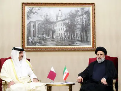 پاسخ متفاوت رئیسی به احوال پرسی امیر قطر