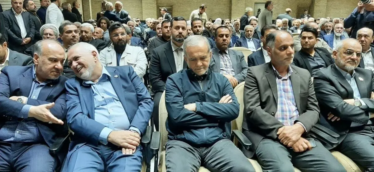 حضور پزشکیان و جمعی از چهره‌های سیاسی در مراسم ختم احمد ناطق نوری + تصاویر