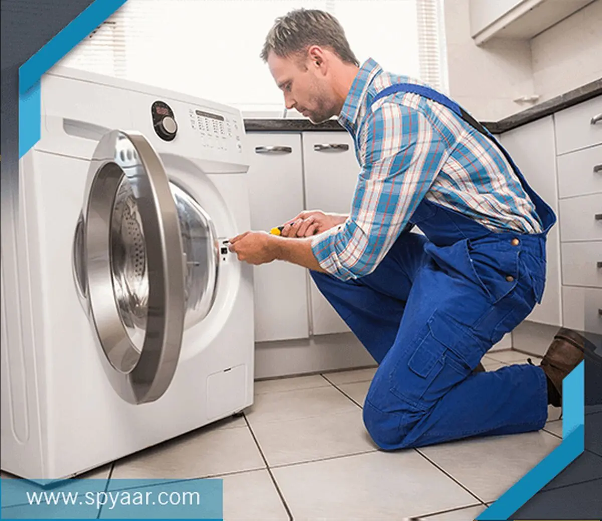 مشکلات عمومی در تعمیر ماشین لباسشویی ال جی
