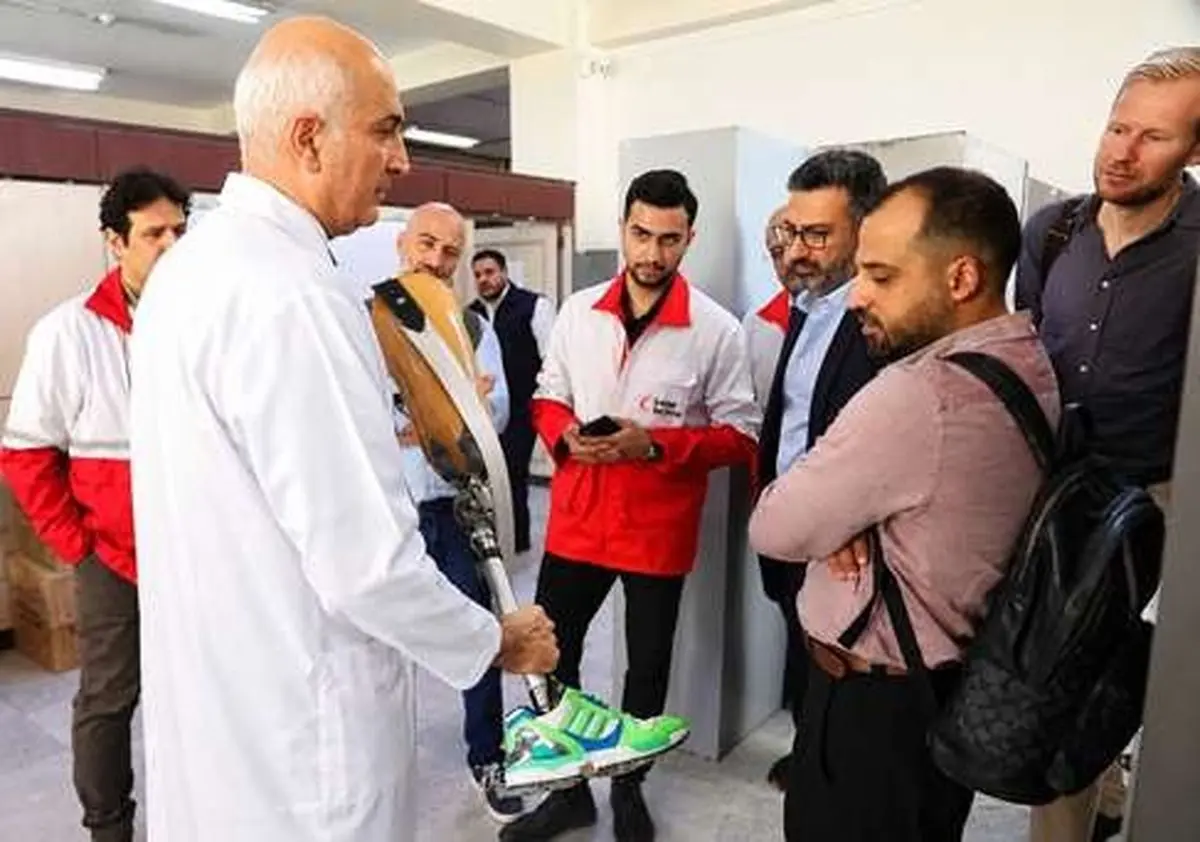 بازدید هیأت صلیب سرخ نروژ از مرکز جامع توانبخشی هلال‌احمر