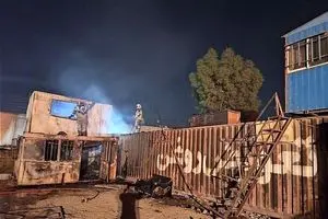 مرگ یک کارگر در حادثه آتش سوزی اتاقک نگهبانی