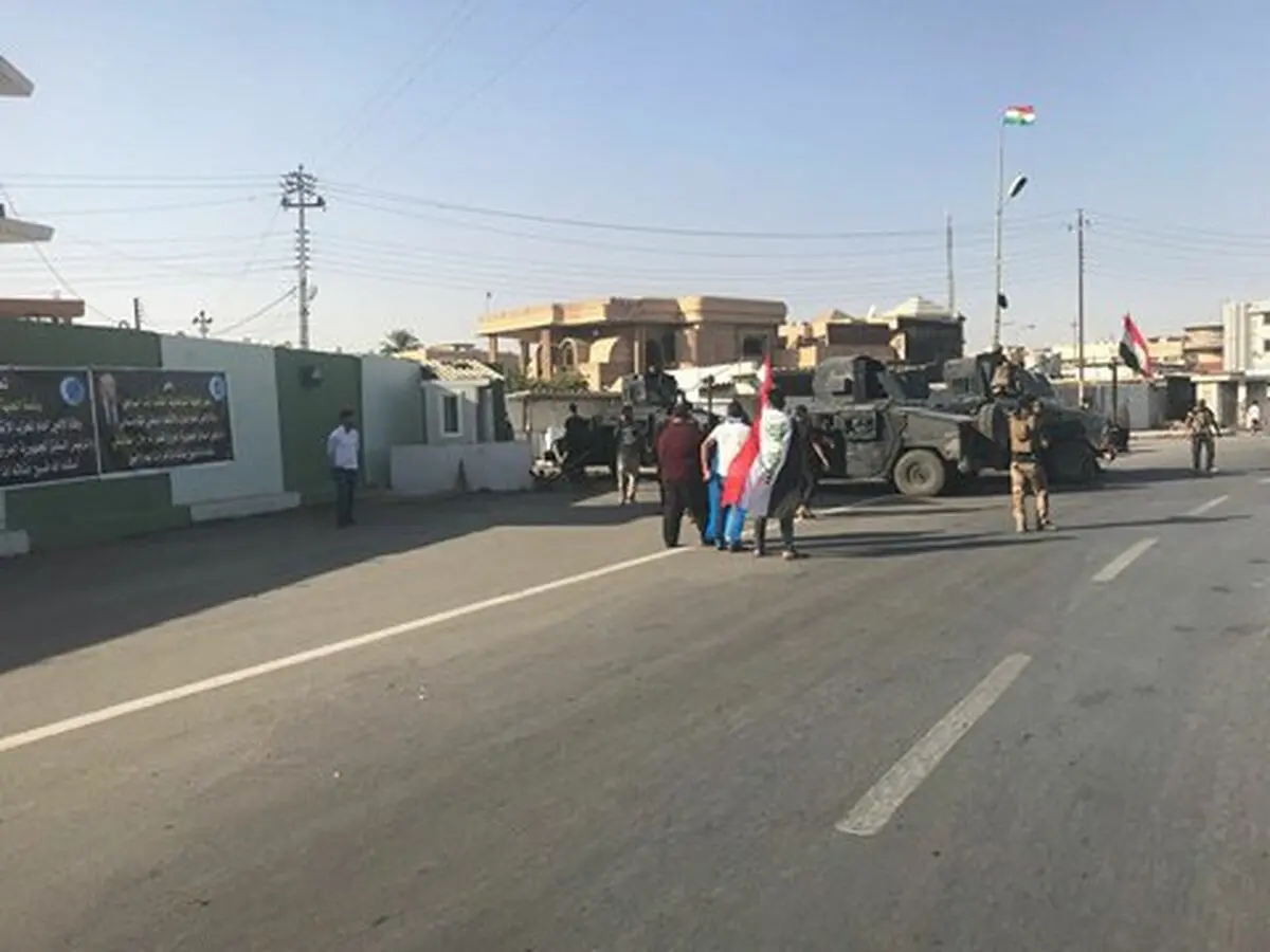 کنترل ارتش عراق بر ساختمان استانداری کرکوک