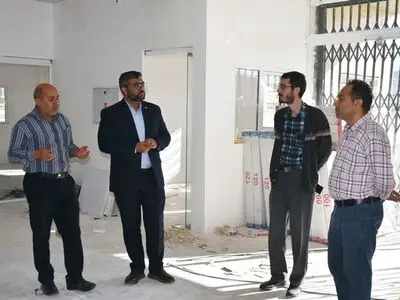 کتابخانه شهر باب انار با پیشرفت 90 درصد در حال تکمیل و اتمام است