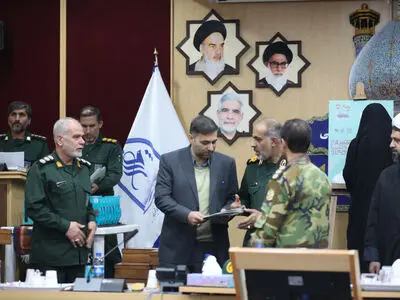 مراسم گرامیداشت هفته پژوهش نیروهای مسلح در فارس برگزار شد