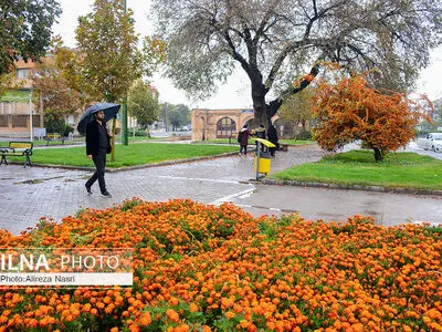 بارش باران و تگرگ آسمان قزوین را فرا می‌گیرد