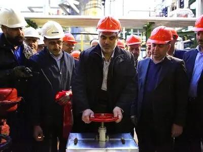 بهره‌برداری از پروژه بازیافت گاز فلر واحد CHU شرکت پتروشیمی شازند 