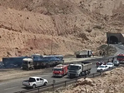 مسدودیت تونل تنگه زاغ استان هرمزگان به مدت 3 شب