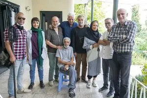 عکسی خاطره‌انگیز از آتیلا پسیانی و کیومرث پوراحمد
