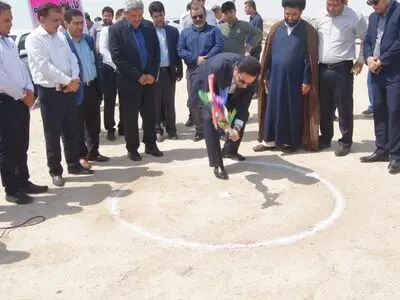 فاز اول منطقه گردشگری بندر بحرکان هندیجان کلنگ زنی شد+ تصاویر