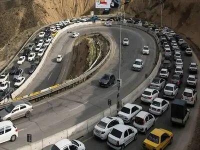 ترافیک سنگین در ورودی کندوان؛ انسداد مسیر شمال به جنوب از ساعت ۱۷