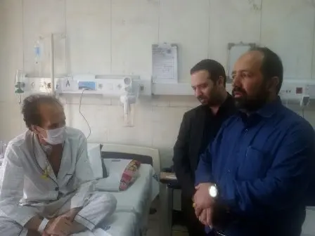 عیادت مدیرعامل خبرگزاری ایلنا از جنگلبان بویراحمد