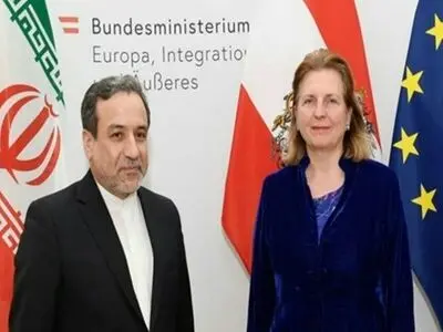خلال لقائه وزیرة خارجیة النمسا.. عراقجی یؤکد على التنفیذ الفوری للآلیة المالیة الاوروبیة مع ایران