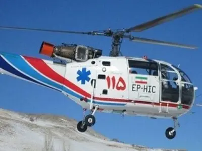 عملیات بالگرد اورژانس هرمزگان و نجات یک کوهنورد در کوه گاوبست بستک