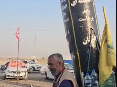 این مرد با موشک فتاح به کربلا می‌رود! + فیلم