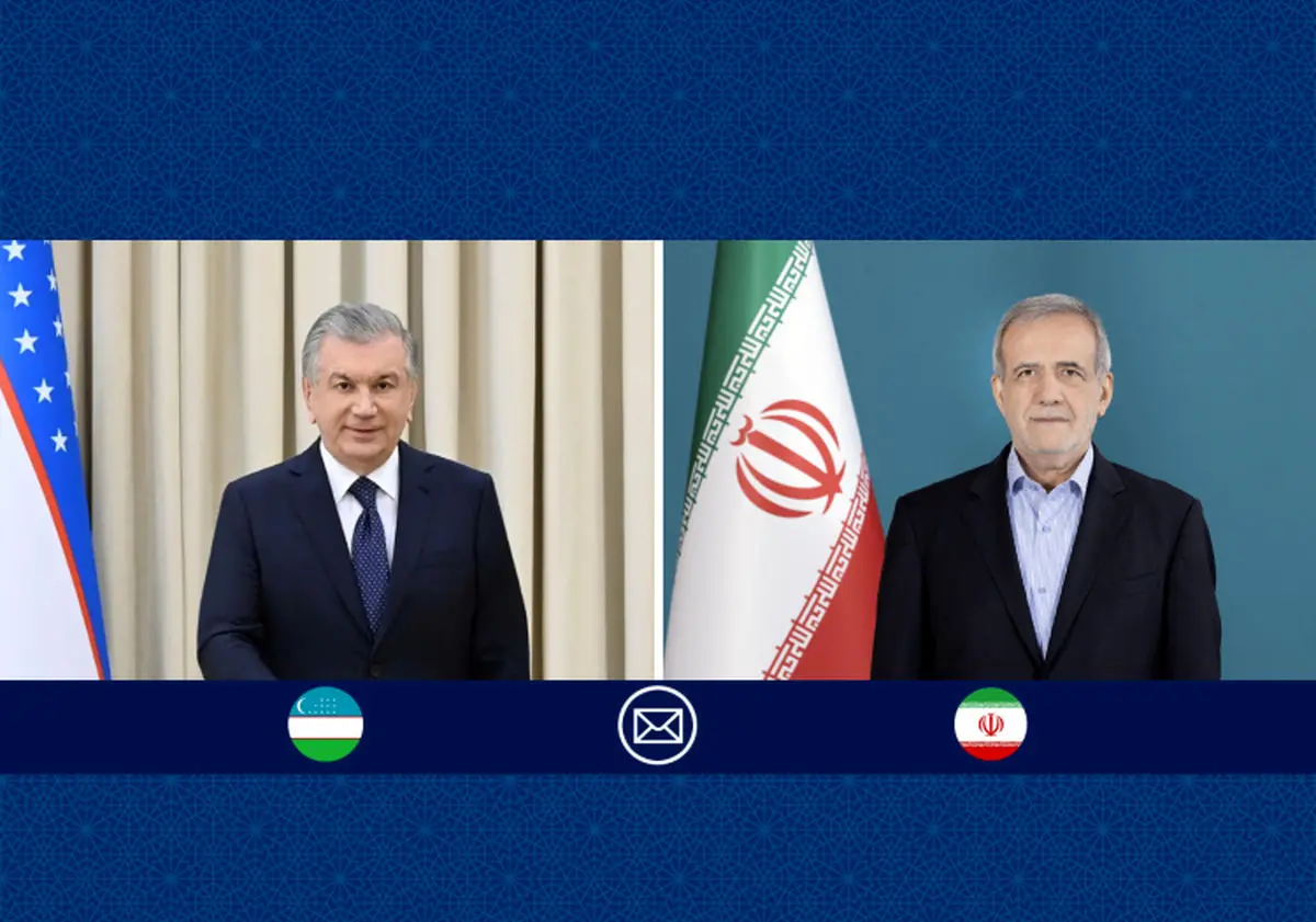 رئیس‌جمهور ازبکستان امضای یادداشت تفاهم پایان جنگ را به پزشکیان تبریک گفت