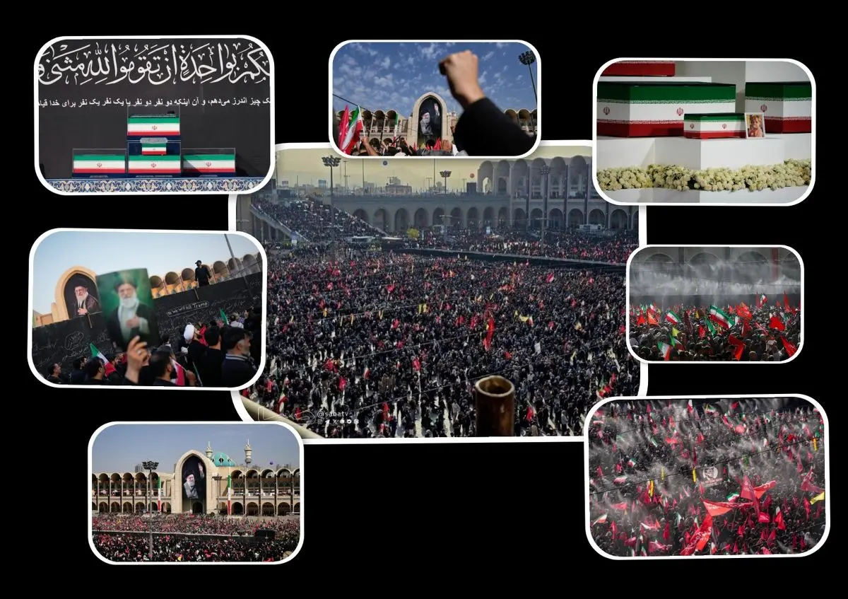 چشم جهان به تهران/ اهمیت پوشش بین‌المللی مراسم تشییع  رهبر شهید+چندین عکس