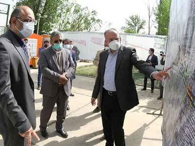 بازدید معاون قضایی-سیاسی سازمان بازرسی کل کشور از پروژه احداث باغ راه حضرت فاطمه زهرا (س) 