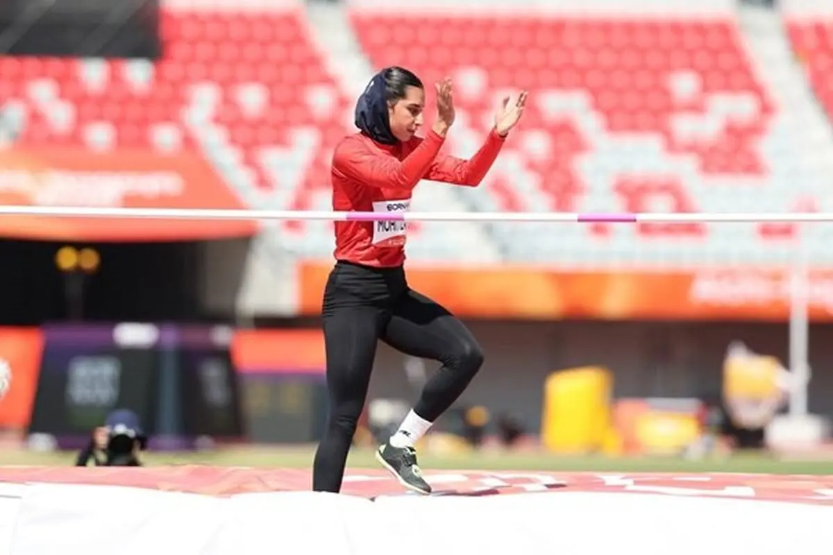 رتبه نخست دونده هفتگانه ایران در پرش ارتفاع