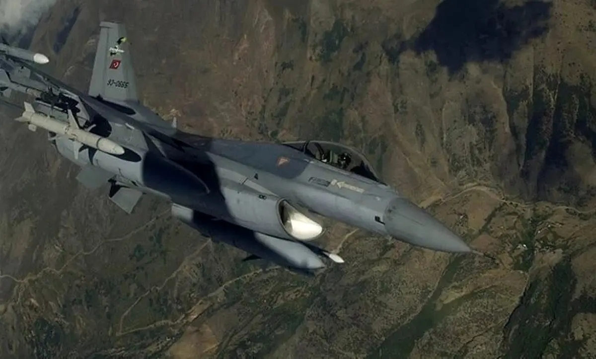 حمله نیروهای هوایی ترکیه به مناطق مختلف در شمال عراق