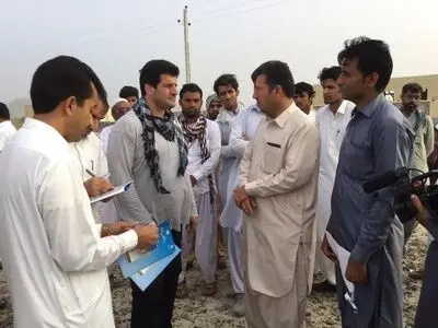 ساخت مدرس در بلوچستان به دست علی کریمی