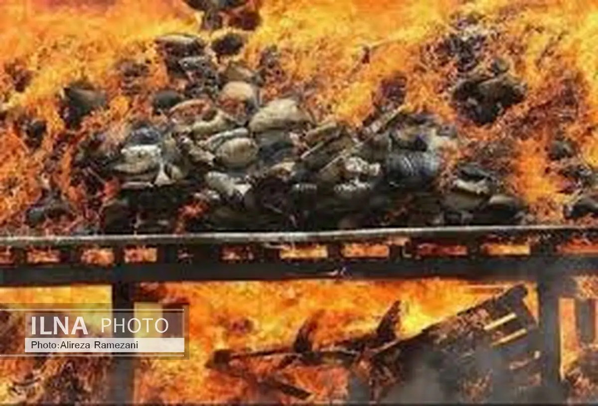 یک هزار و 370 کیلوگرم مواد مخدر در اراک امحا شد