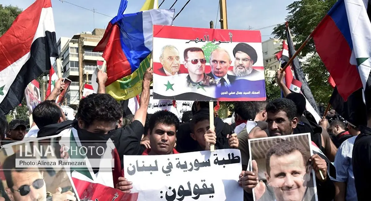 برگزاری راهپیمایی در اروپا و خاورمیانه در حمایت از عملیات روسیه در سوریه