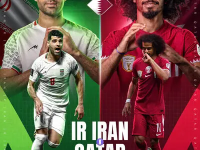 AFC: رویارویی حماسی ایران و قطر در نیمه نهایی (عکس)