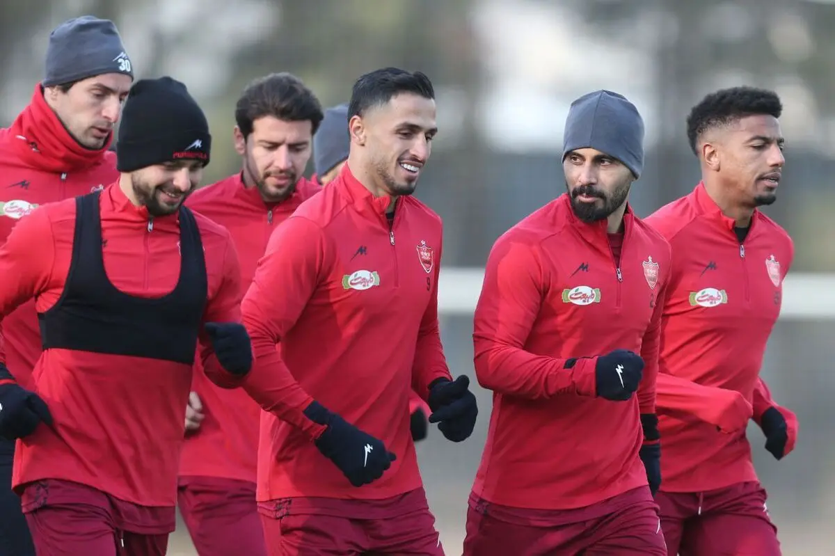 گزارش تصویری: آخرین تمرین پرسپولیس پیش از بازی با گل‌گهر