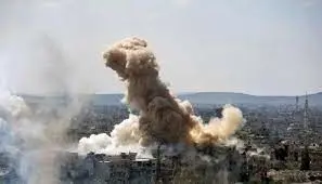 شنیده شدن صدای انفجار در آسمان دمشق