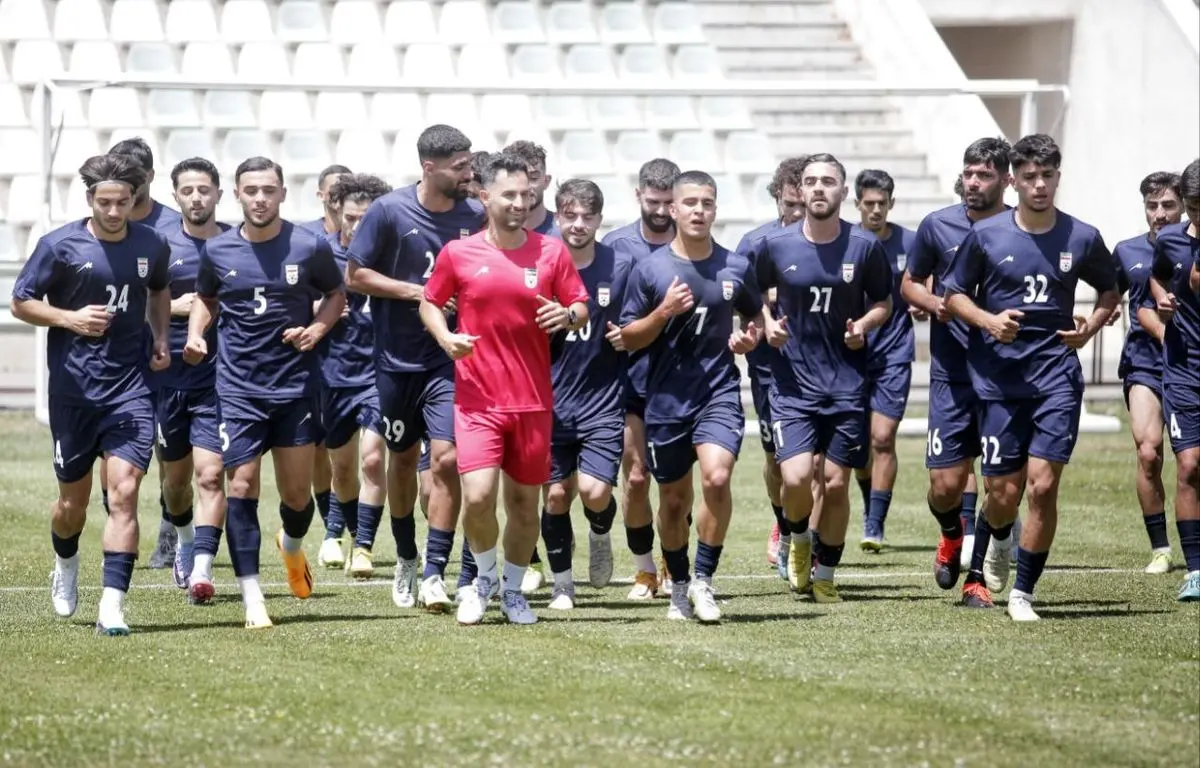 ویدیو: تمرین صبحگاهی تیم امید ایران در مرکز ملی فوتبال 